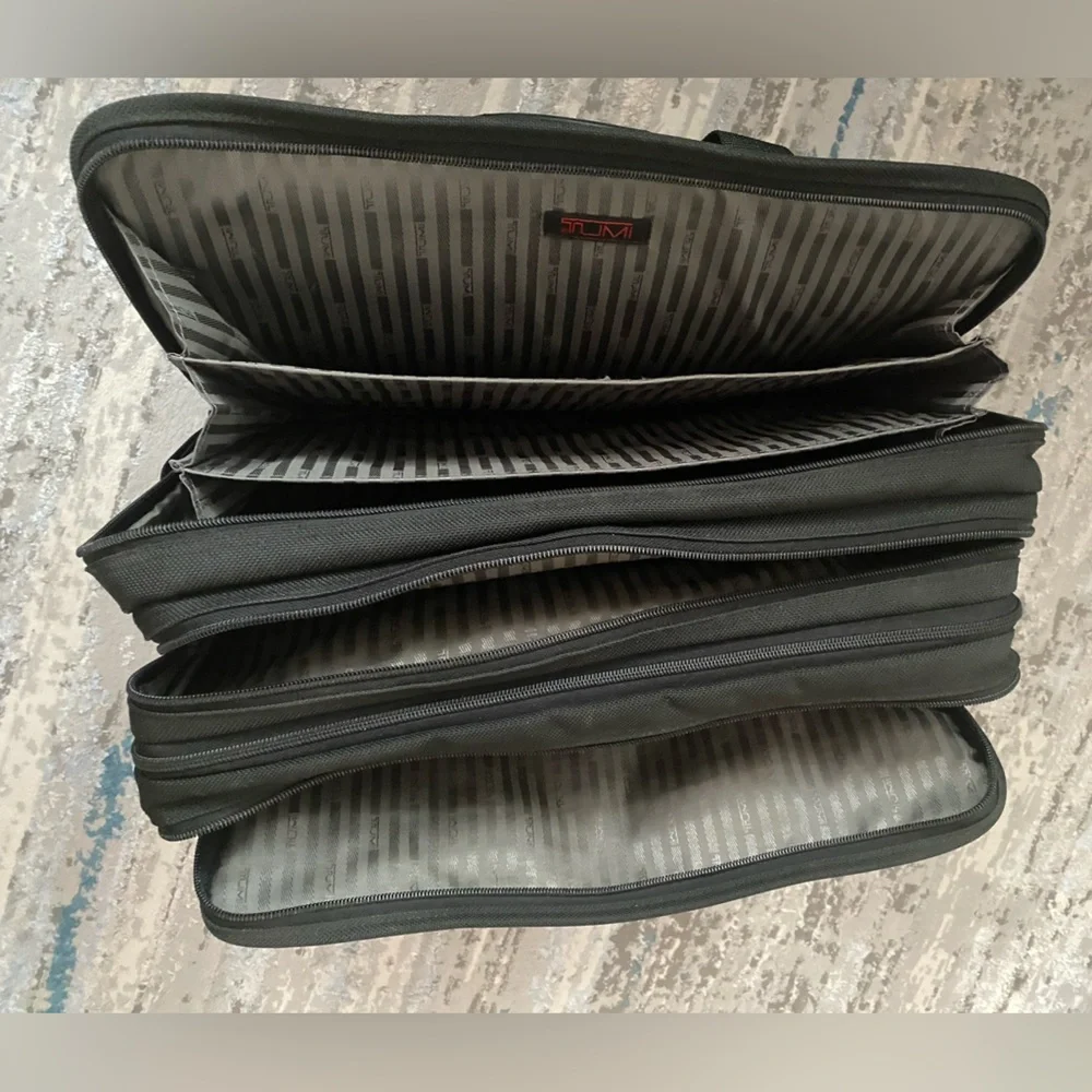 Tumi Black Briefcase for Men